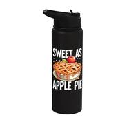 Sweet as Apple Pie Stainless Steel Insulated Water Bottle