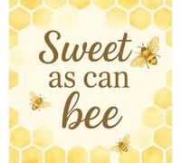 Sweet as Can Bee: Baby Shower Guest Book: Memory Party Keepsake Bee Themed Book Advice for Parents, Unique with Predictions, Family Tree, and Photo ... for Boy or Girl and 40 Sign In for Guests