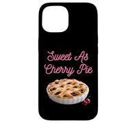 Sweet As Cherry Cream Pie Dictons sarcastiques drôles de Cerises Coque pour iPhone 15