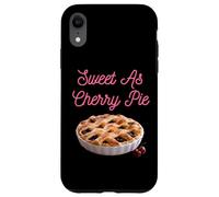 Sweet As Cherry Cream Pie Dictons sarcastiques drôles de Cerises Coque pour iPhone XR