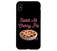 Sweet As Cherry Cream Pie Dictons sarcastiques drôles de Cerises Coque pour iPhone XS Max