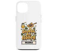 Sweet As Honey Mama Bumblebee Motif Floral rétro Coque pour iPhone 13