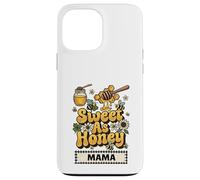 Sweet As Honey Mama Bumblebee Motif Floral rétro Coque pour iPhone 13 Pro Max