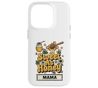 Sweet As Honey Mama Bumblebee Motif Floral rétro Coque pour iPhone 14 Pro
