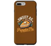 Sweet As Pumpkin Pie Automne Nourriture d'automne Coque pour iPhone 7 Plus/8 Plus