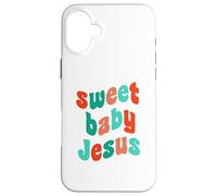 Sweet Baby Jésus Anniversaire Chrétien Noël Croyant Dieu Coque pour iPhone 16 Plus