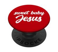 Sweet Baby Jésus Christ Dieu Croyant Chrétien Prière Évangile PopSockets PopGrip Adhésif