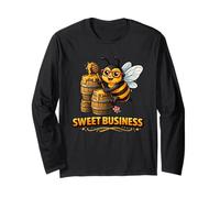 Sweet Business Funny Honey Bee Entrepreneur Graphique Manche Longue