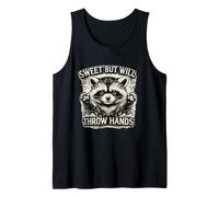 Sweet But Will Throw Hands Funny Raton Laveur Design Malice Débardeur
