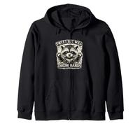 Sweet But Will Throw Hands Funny Raton Laveur Design Malice Sweat à Capuche