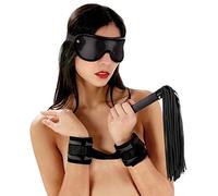 Sweet Caress Coffret Bondage Noir Masque Menottes Martinet