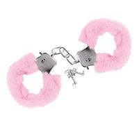 Sweet Caress Menottes Fourrure Rose pour Poignets Réglables