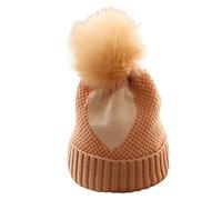 Sweet Children's Love Bonnet tricoté mignon décontracté pliable avec pompon pour bébé garçon et fille Casquettes pour hommes pour femmes filles casquettes à franges pour garçon Caplet pour fille Fleur