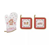 SWEET CHRISTMAS Gant + 2 Maniques en coton EASY LIFE