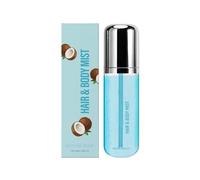 Sweet Coconut Milk Vanilla Hair & Body Fragrance Spray - Mis de parfum léger durable pour femmes et hommes - Spray hydratant pour la peau et les cheveux (Coconut,1)