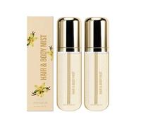 Sweet Coconut Milk Vanilla Hair & Body Fragrance Spray - Mis de parfum léger durable pour femmes et hommes - Spray hydratant pour la peau et les cheveux (Vanilla,2)