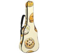 Sweet Colorful Donuts Sac pour guitare acoustique de 104 à 106,7 cm avec bandoulière réglable et crochet arrière, convient pour les guitares électriques, basses, guitares classiques, ukulélé, Beignets