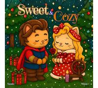 Sweet & Cozy Coloring Book, volume 7: Cozy Christmas Tales, Coloring Book for Adults