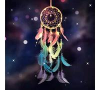 Sweet Dream Catcher, Décoration Murale LED,Violet Murale Indienne pour Chambre à Coucher, Bricolage, Cadeau de Mariage, pour Enfants/Filles/Amis