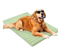 Sweet Dreamed Dog Cooling Mat, Sweetdreamed Dog Cooling Mat, 4-Layer Breathable Design with Airy Fiber Fill, Lightweight and Foldable, Can Reduce Temperature by 5℉-9℉ (2℃-5℃) (Green,XL - 100*150cm)