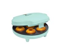 Bestron Appareil à donuts au Design Rétro, Mini-Machine à Donuts pour 7 petits Donuts, inclut Témoin de Cuisson & Revêtement Antiadhésif, 700 Watts, Sweet Dreams Collection, Couleur: Vert