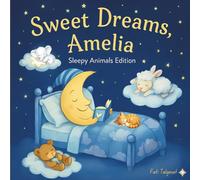 Sweet Dreams Amelia: Personalized Children's Bedtime Story book for Babies & Kids | Perfect Birthday Gift Idea for Amelia's | Gentle Rhymes, Sleepy ... Amelia Drift Into Sweet Dreams Every Night.