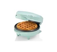 Bestron Mini gaufrier Sweet Dreams AMW500M – 550 W, revêtement anti-adhésif, design rétro, menthe