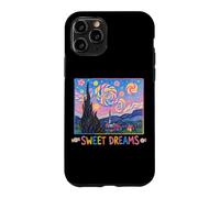 Sweet Dreams Cute Van Gogh Starry Night Peinture Bonbons Coque pour iPhone 11 Pro