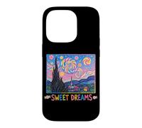 Sweet Dreams Cute Van Gogh Starry Night Peinture Bonbons Coque pour iPhone 14 Pro
