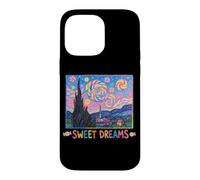 Sweet Dreams Cute Van Gogh Starry Night Peinture Bonbons Coque pour iPhone 14 Pro Max