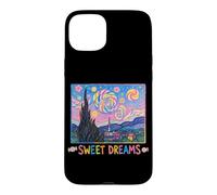 Sweet Dreams Cute Van Gogh Starry Night Peinture Bonbons Coque pour iPhone 15 Plus