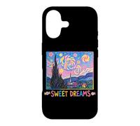 Sweet Dreams Cute Van Gogh Starry Night Peinture Bonbons Coque pour iPhone 17
