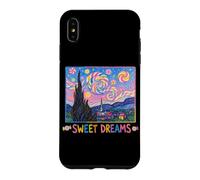 Sweet Dreams Cute Van Gogh Starry Night Peinture Bonbons Coque pour iPhone XS Max