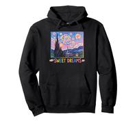 Sweet Dreams Cute Van Gogh Starry Night Peinture Bonbons Sweat à Capuche