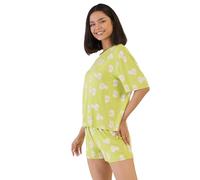 Sweet Dreams Ensemble de pyjama pour femme, vert citron, taille L