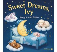 Sweet Dreams Ivy: Personalized Children's Bedtime Story book for Babies & Kids | Perfect Birthday Gift Idea for Ivy's | Gentle Rhymes, Sleepy Animals, ... Ivy Drift Into Sweet Dreams Every Night.