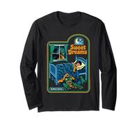 Sweet Dreams Monster Sarcastic Retro Funny Adult Humor Manche Longue
