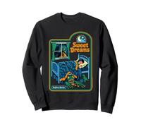 Sweet Dreams Monster Sarcastic Retro Funny Adult Humor Sweatshirt