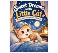 Sweet Dreams with Little Cat: A Cozy Bedtime Graphic Novel for Kids: A Mindful Bedtime Comic to Help Kids Fall Asleep, Calm Anxiety with Breathing ... Worry Boats and Goodnight Rituals | Ages 4-9