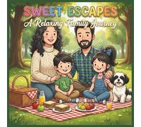 Sweet Escapes: A Relaxing Family Journey: A Relaxing Family Journey | A Bold and Easy Coloring Book for Adults and Seniors featuring Cozy Daily Life, Simple Designs, and Stress Relief Scenes