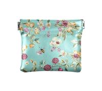Sweet Flowers Fruits Porte-monnaie en cuir pour femme Bleu