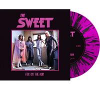Sweet - Fox On The Run - Pink/Black Splatter [7-Inch Single] Black, Colored Vinyl, Pink
