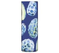 Sweet Fruit Vase ouragan en plastique bleu roi 30 x 10 cm Décoration de table de cuisine bibliothèque