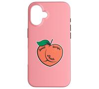 Sweet Georgia Peach Mignon pêche avec cœur en Forme de cœur pour Femmes et Filles Coque pour iPhone 16