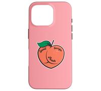 Sweet Georgia Peach Mignon pêche avec cœur en Forme de cœur pour Femmes et Filles Coque pour iPhone 16 Pro