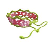 Sweet Girls Colorful Crochet Turban Creux Bandana Sunproof Tie Back Camping Headwrap Lovely Hair
