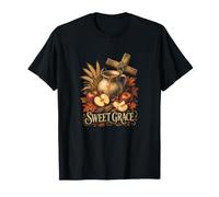 Sweet Grace Pommes de blé récolte d'automne T-Shirt