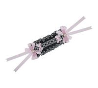 Sweet Hair Decor Bandeau à cheveux plissé en forme de nœud élégant pour femme