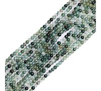 Sweet & Happy Girl's Store Perles rondes en agate 2 mm pour la plage