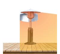 SWEET HEAT Dessus de table - Réflecteur de chaleur pliable - Ajustement universel pour petits chauffages de terrasse - Poids léger, aluminium